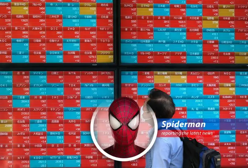 Nikkei 225 reaches unprecedented levels amid global economic uncertainty.