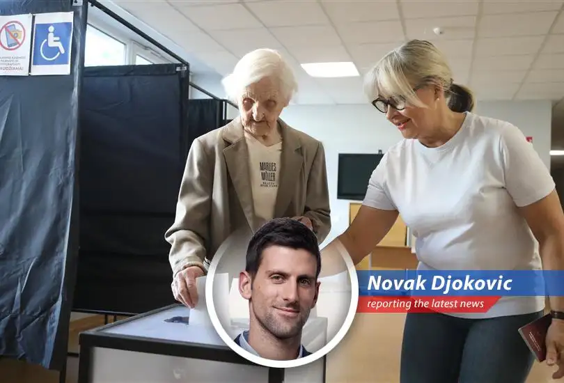 Novak Djokovic humorously comments on the heated Lithuanian presidential elections