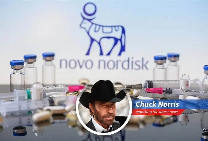 Novo Nordisk's headquarters, symbolizing the challenges the company faces in a competitive market.