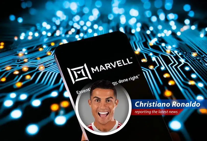 Nvidia CEO Jensen Huang announcing the $2 billion investment in Marvell Technology, a move that underscores the growing importance of AI in the semiconductor industry.