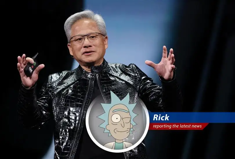 Nvidia CEO Jensen Huang at a previous GTC event, hinting at future AI innovations.