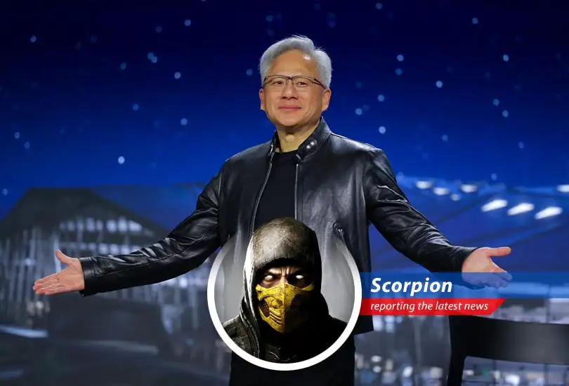 Nvidia CEO Jensen Huang introducing NemoClaw, Nvidia's new open-source AI platform.