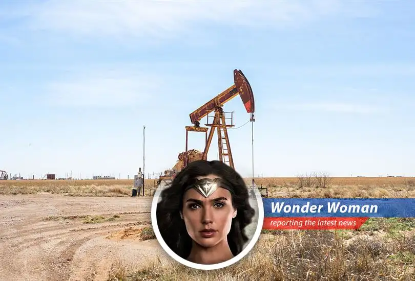 Oil barrels stacked near a refinery, symbolizing the complex interplay of geopolitics and market forces.