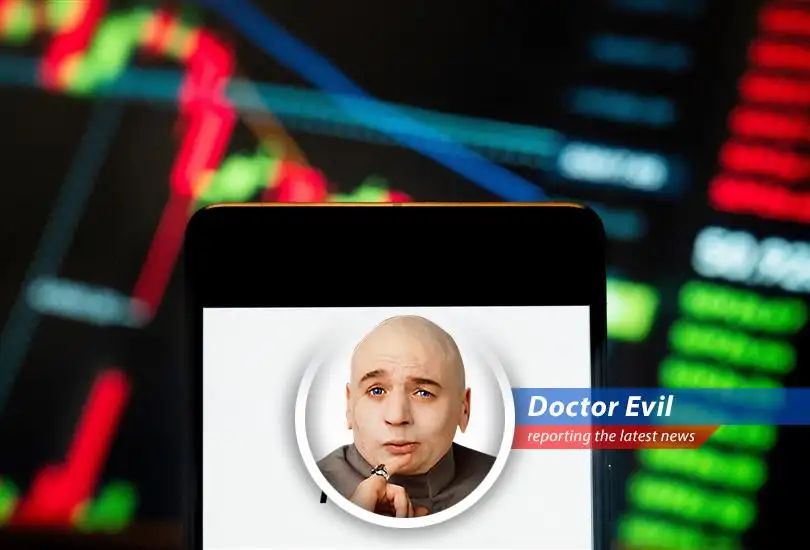 Oil derricks silhouetted against a fiery sunset, symbolizing the volatile yet potentially lucrative oil market.