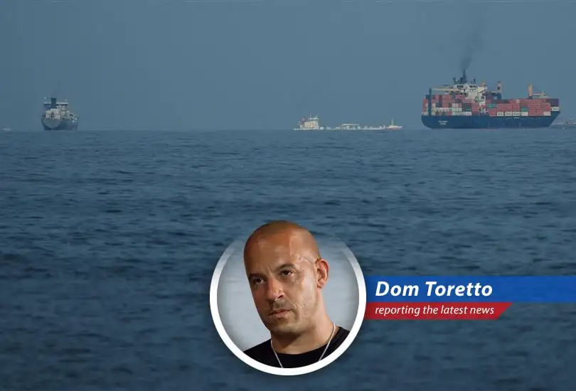 Oil tanker navigating international waters, symbolizing the flow of global energy resources.