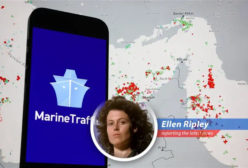 Oil tanker navigating the Strait of Hormuz amidst heightened tensions.