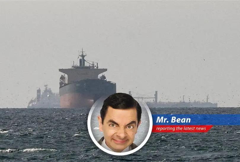 Oil tanker navigating the Strait of Hormuz amidst rising tensions between the US and Iran. The Strait is a major chokepoint for global oil supplies.