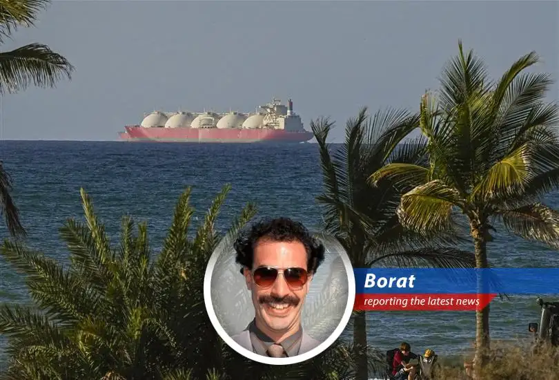 Oil tankers and commercial vessels navigate the Strait of Hormuz. The future of the strait remains uncertain amid conflicting reports.