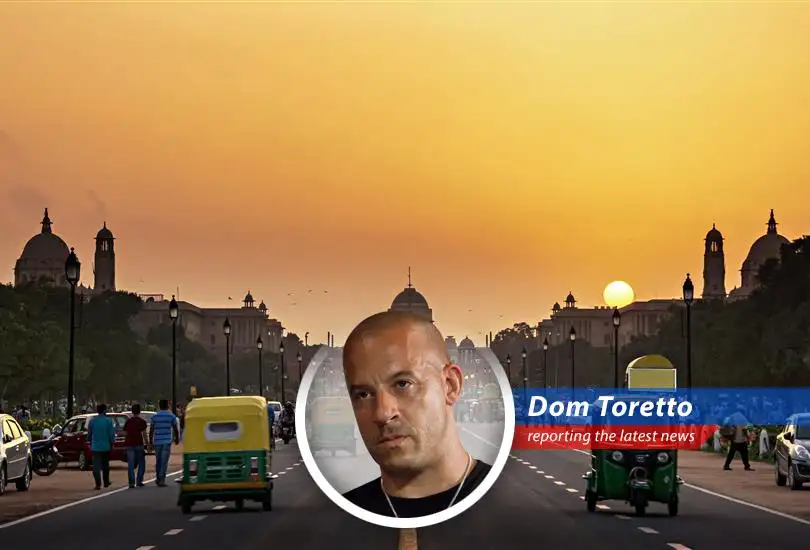 Oil tankers at a refinery symbolize India's reliance on oil imports amid rising global tensions.