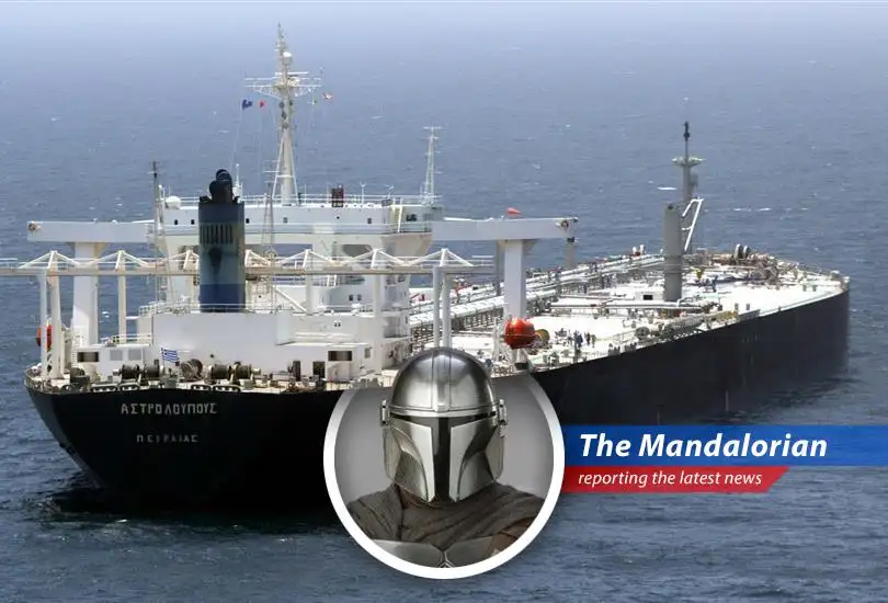 Oil tankers at sea, a visual representation of the stranded Russian oil now subject to temporary U.S. authorization for purchase.