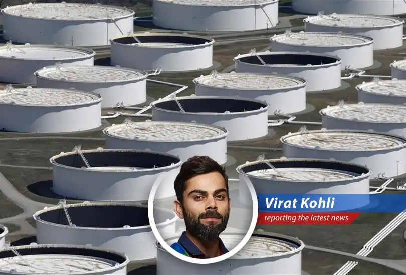 Oil tankers at sea symbolize the global reliance on oil and the vulnerability to supply disruptions.