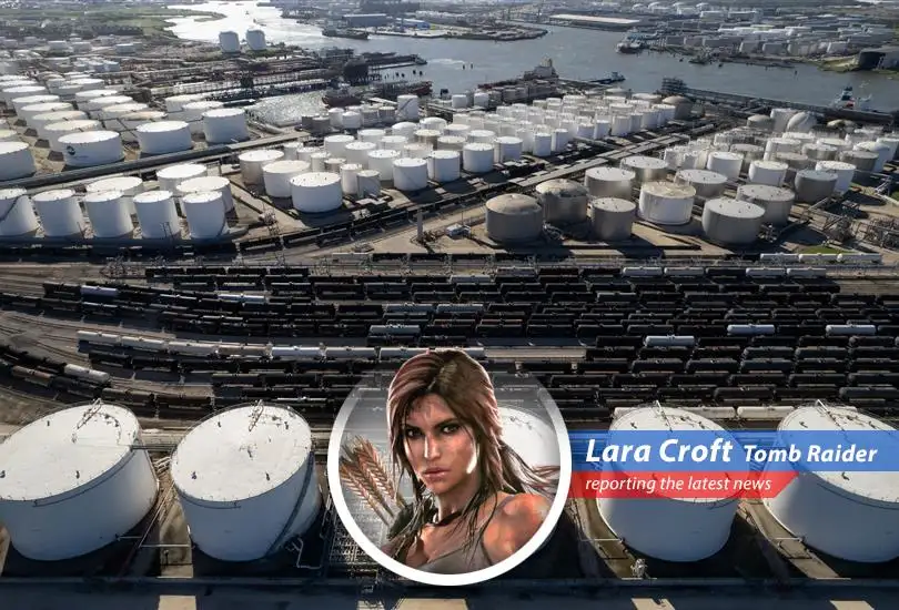 Oil tankers at sea, symbolizing the precarious balance of global energy supply amidst geopolitical instability.