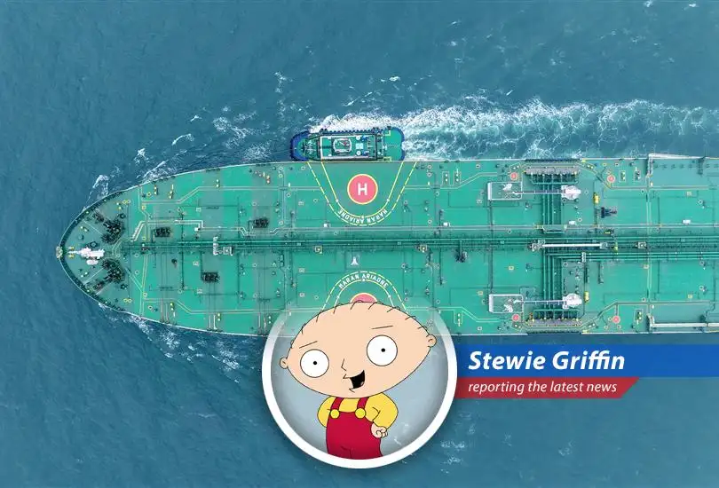 Oil tankers navigate the Strait of Hormuz, a critical global oil transit point.