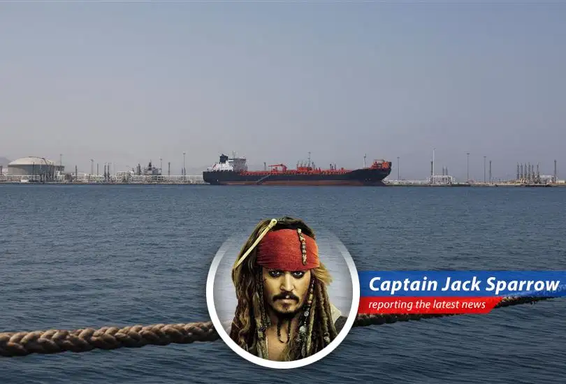 Oil tankers navigate the Strait of Hormuz, a crucial chokepoint for global oil supplies.