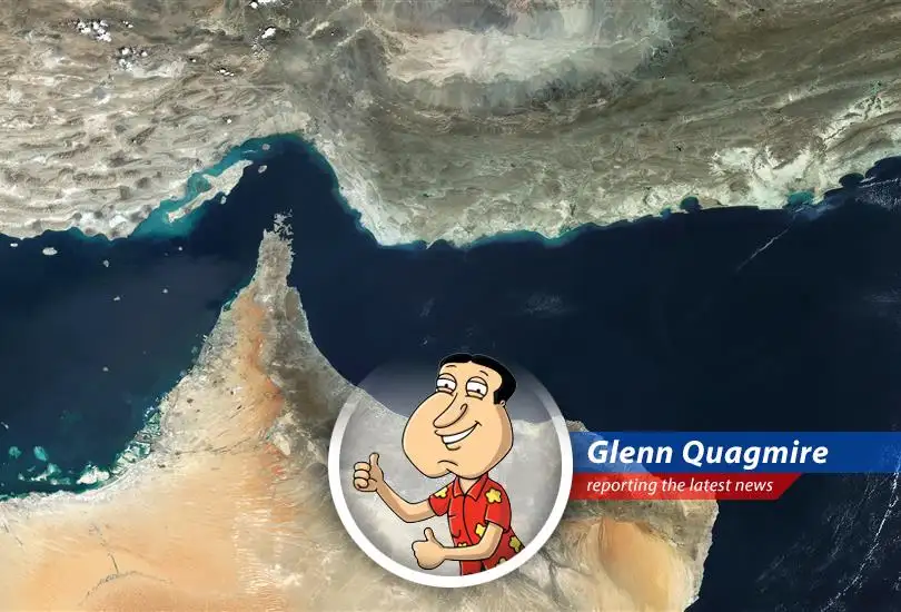 Oil tankers navigating the Strait of Hormuz, a critical chokepoint for global oil supplies, now under threat of closure.