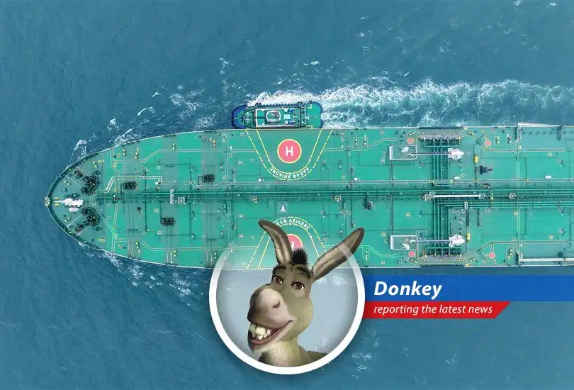 Oil tankers navigating the Strait of Hormuz, a critical chokepoint for global oil supply.