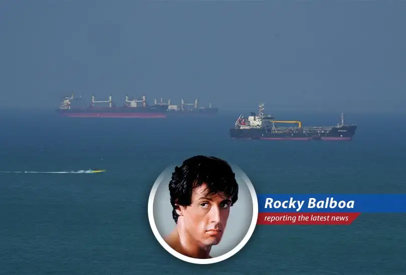 Oil tankers navigating the Strait of Hormuz, a critical energy chokepoint.