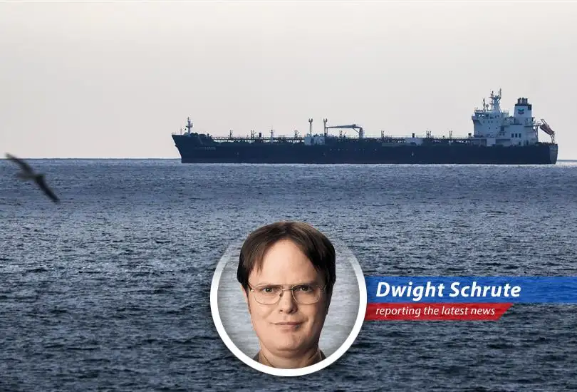 Oil tankers navigating the Strait of Hormuz, a critical global chokepoint.