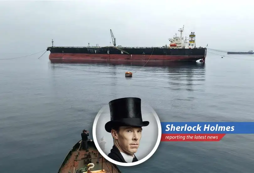 Oil tankers navigating troubled waters, a visual representation of the precarious energy landscape.