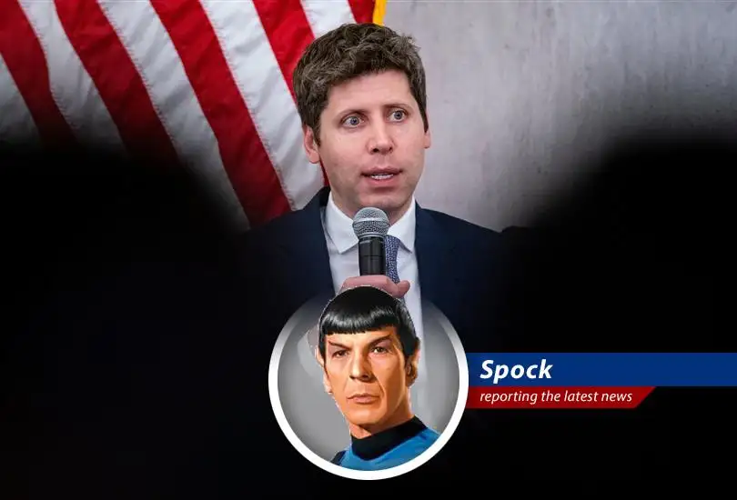 OpenAI CEO Sam Altman addressing employees, highlighting the company's advancements and strategies in the competitive AI market.