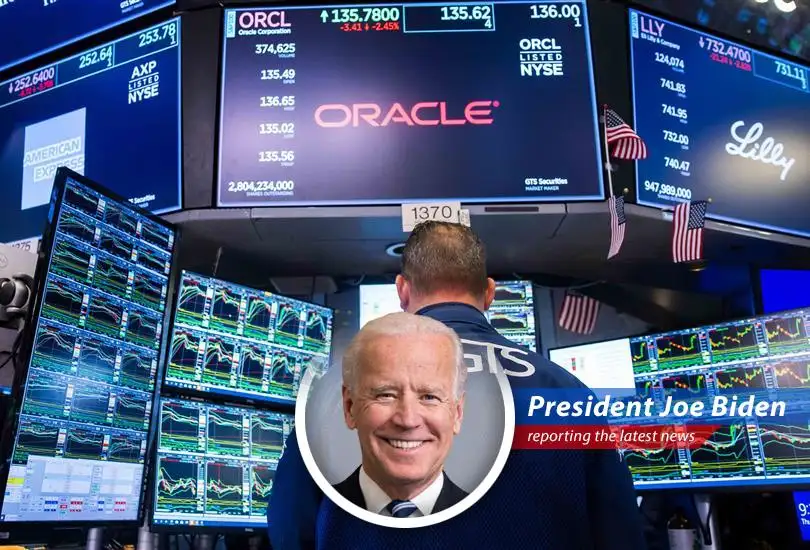 Oracle's one-year stock performance showing a recent surge after Q3 earnings report.