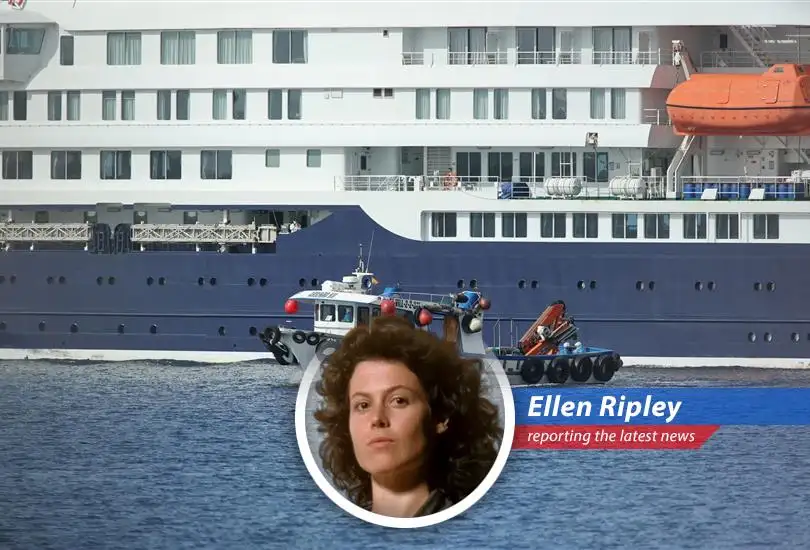 Passengers disembarking from the quarantined cruise ship, embarking on a journey towards isolation and recovery.