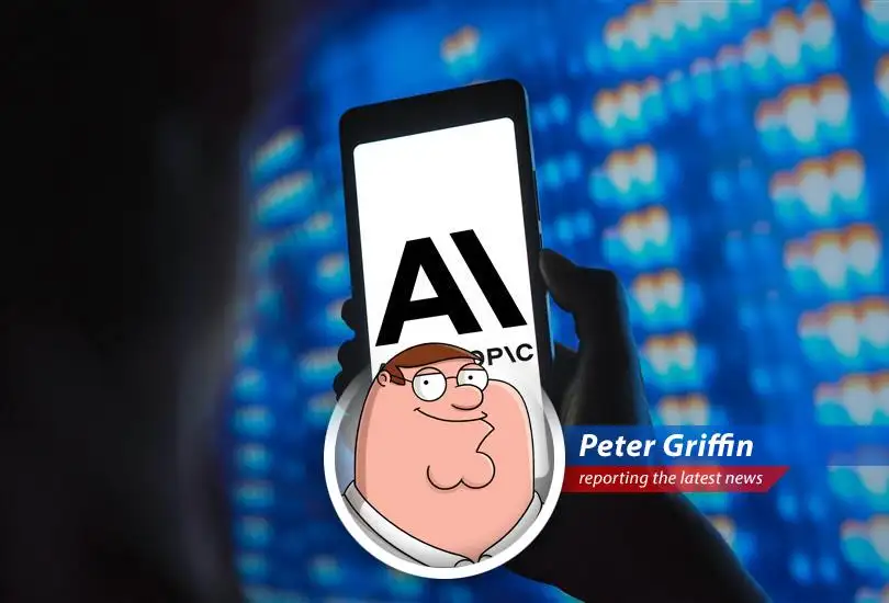 Peter Griffin shares his humorous perspective on the latest launch of Anthropic's Claude AI assistant in Europe.