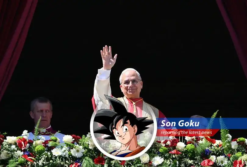 Pope Leo XIV addressing the faithful in St. Peter's Square during his first Easter Mass.