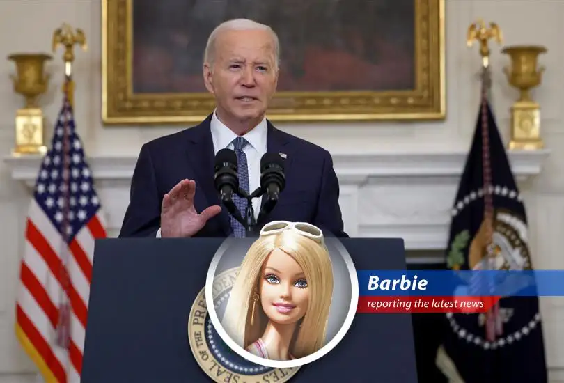 President Biden calls out Trump's reaction to criminal charges, Barbie gives her take on the drama