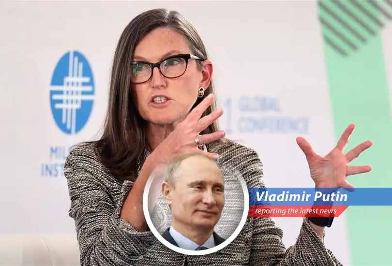 President Putin adds humor and satire to Cathie Wood's optimistic outlook on the stock market