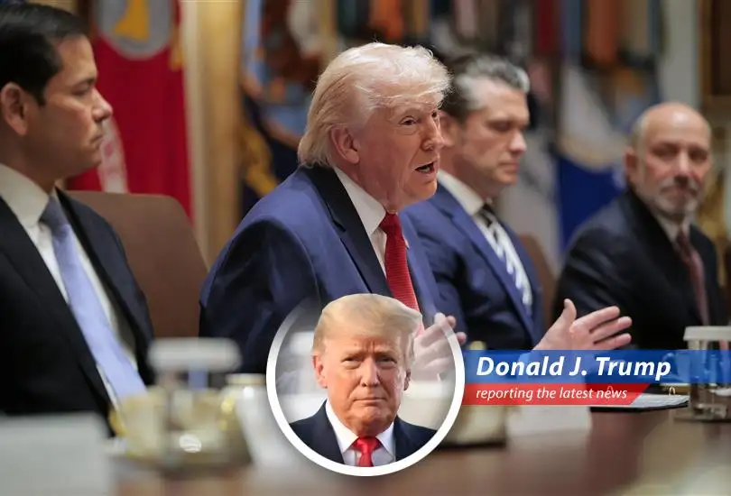 President Trump addresses cabinet, pushing for resolution to DHS shutdown.