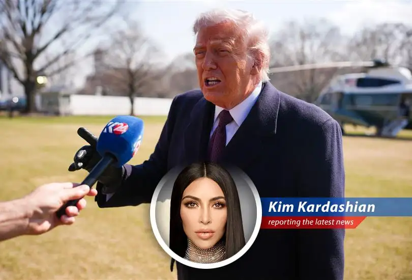 President Trump addresses reporters, hinting at potential military action against Iran.