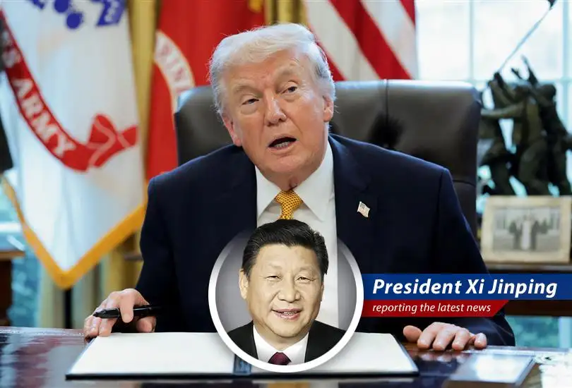 President Trump addresses the press regarding the delayed meeting with President Xi Jinping.