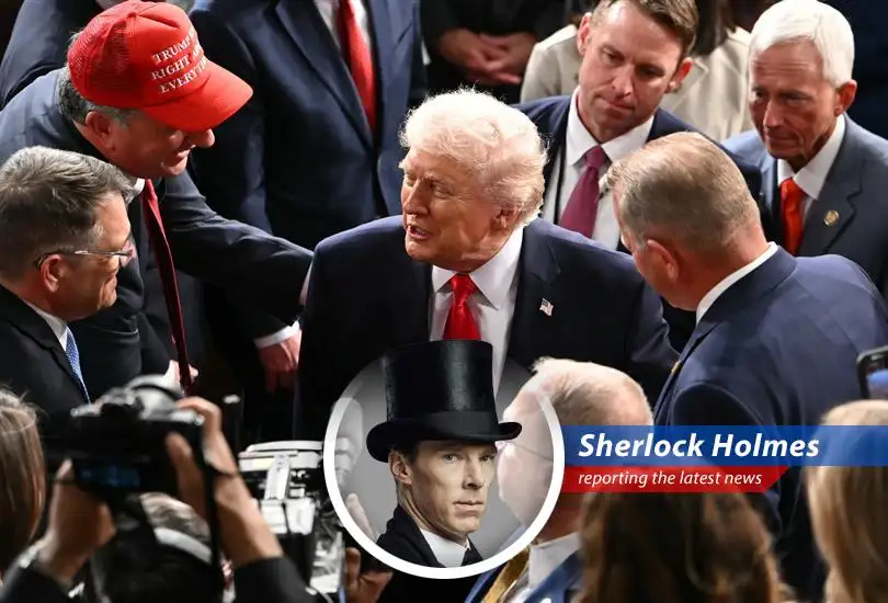President Trump addressing Congress during the State of the Union, focusing on domestic policies and economic achievements.