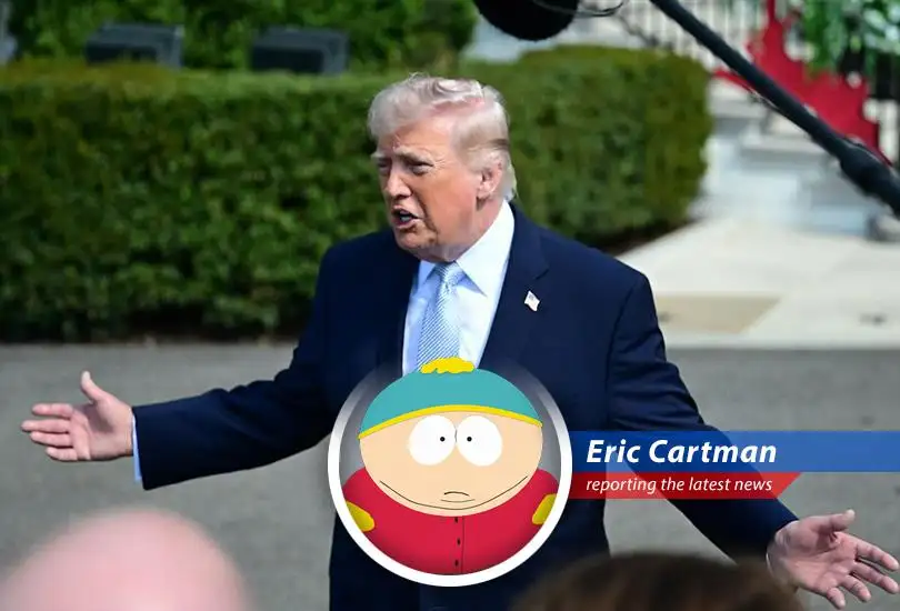 President Trump addressing Iran's actions in the Strait of Hormuz.