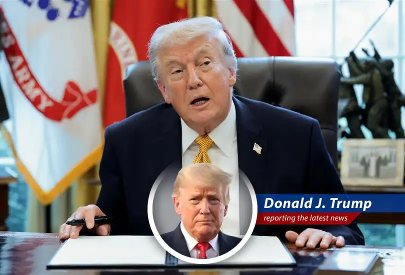 President Trump addressing the nation amidst rising global tensions