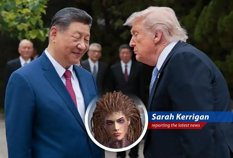 President Trump and President Xi Jinping meet in Beijing, signaling a potential commercial détente.