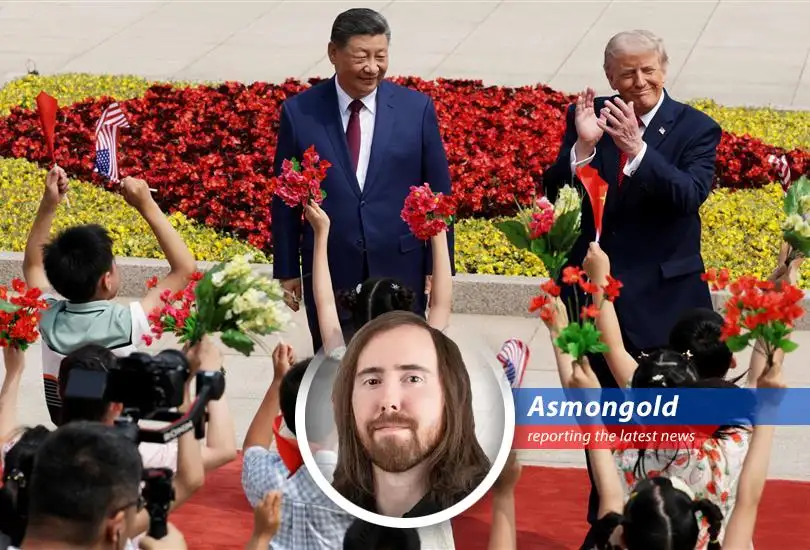 President Trump and President Xi at the Great Hall of the People during a state visit to China.