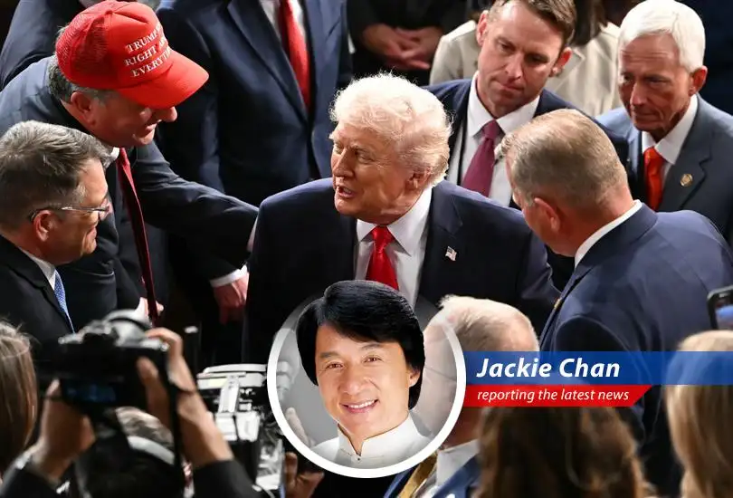 President Trump delivering his State of the Union address, focusing on economic strategies.