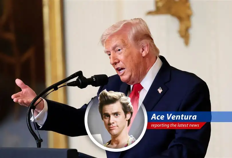 President Trump discusses Iran strategy, leaving the world in a state of 'Bumblebee Tuna'.