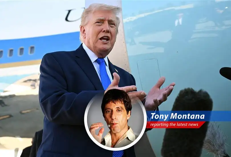 President Trump discusses potential deal with Iran, leading to market fluctuations and speculation about the future of the Strait of Hormuz.