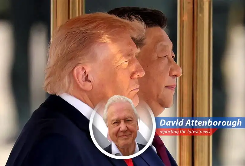 President Trump during discussions regarding sanctions on Chinese oil companies and their implications for international relations and trade.