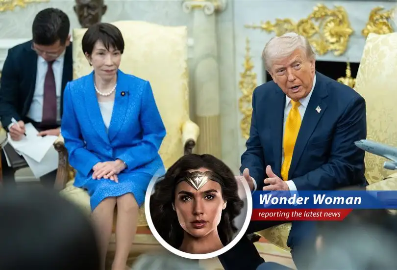 President Trump greets Japanese Prime Minister Sanae Takaichi at the White House, underscoring the evolving global power dynamics.