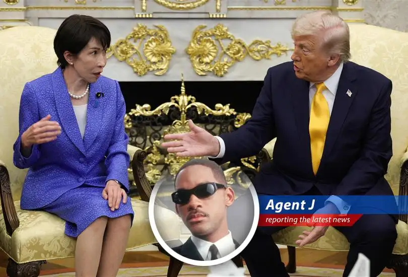 President Trump meets with Japan's Prime Minister Takaichi in the Oval Office.