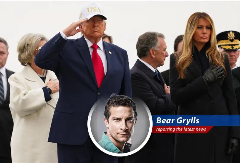 President Trump salutes during a dignified transfer ceremony at Dover Air Force Base, a photo used in a controversial fundraising email.