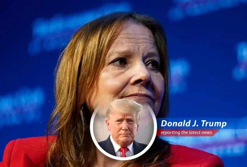 President Trump shares his thoughts on GM CEO Mary Barra's decision to stay put