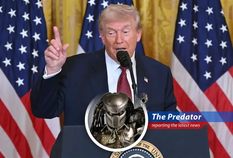 President Trump signs an executive order mandating increased coal purchases for military installations, flanked by industry leaders