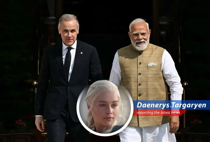 Prime Minister Carney and Prime Minister Modi meet in New Delhi, signaling a potential thaw in relations.