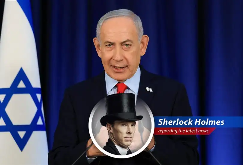 Prime Minister Netanyahu addresses the press, outlining the alleged impact of recent air strikes on Iran's strategic capabilities.