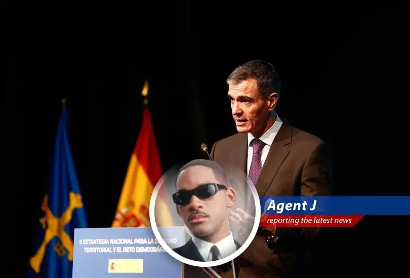 Prime Minister Pedro Sánchez addressing the nation, defending Spain's stance against escalating conflict.